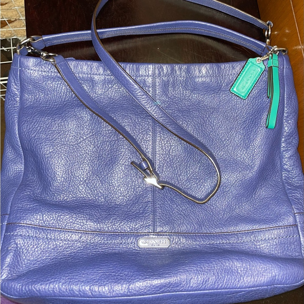 Coach Leather crossbody bag w/free matching wristlet - Picture 2 of 15